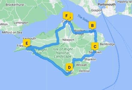 Isle of Wight Stitching Challenge - 52 miles