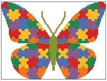 Jigsaw Butterfly 2
