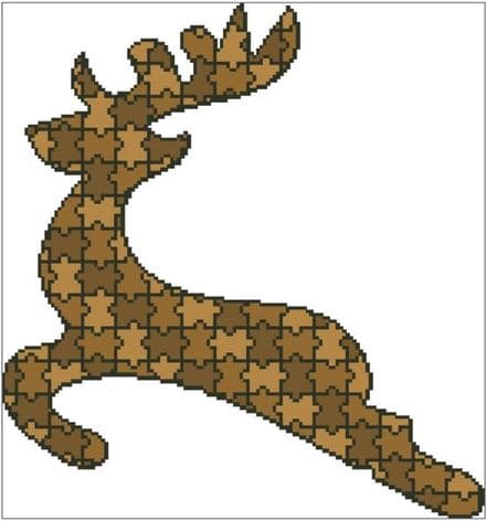 Jigsaw Reindeer