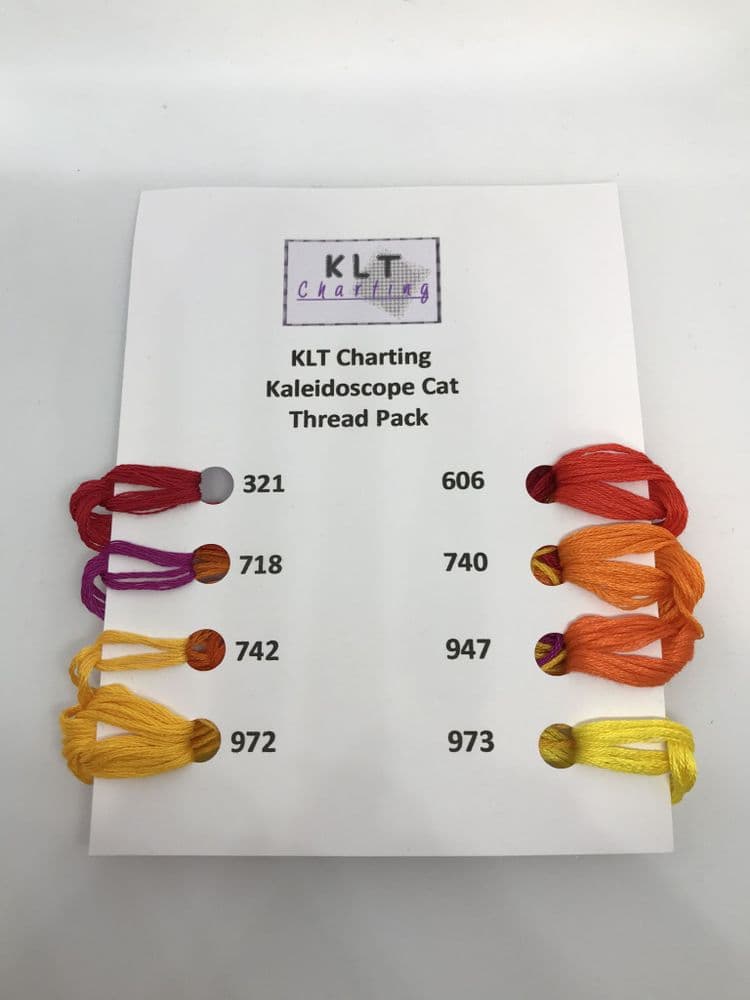 Kalitha Threads Kaleidoscope Cat Thread Pack