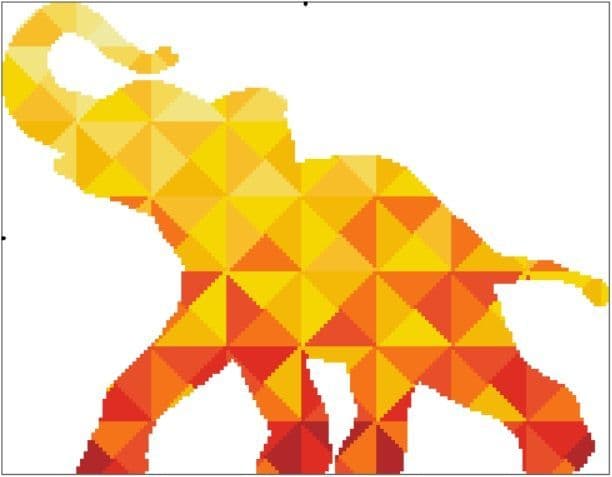 Kaleidoscope Elephant 2