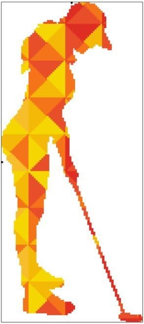 Kaleidoscope Golfer (Female)