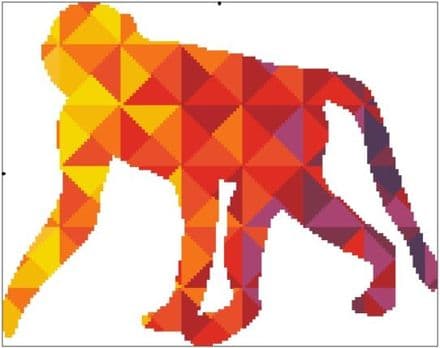 Kaleidoscope Monkey - Printed Chart