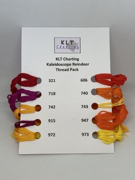 Kaleidoscope Reindeer Thread Pack