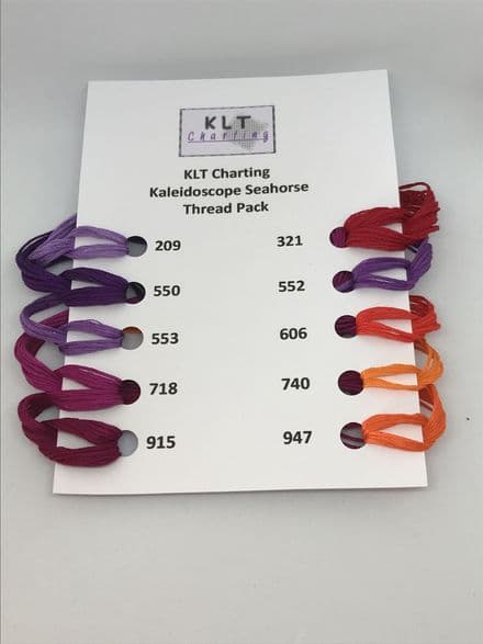 Kaleidoscope Seahorse Thread Pack