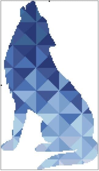 Kaleidoscope Wolf