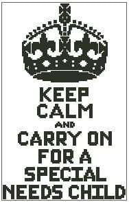 Keep Calm and Carry on for a Special Needs Child