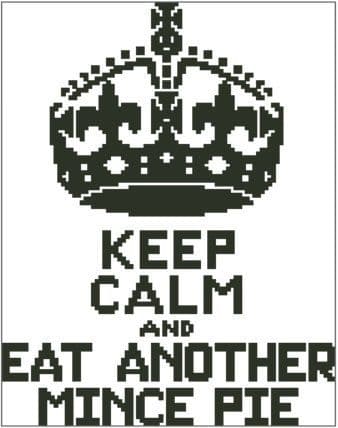 Keep Calm and Eat Another Mince Pie