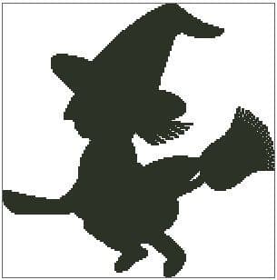 Little Witch Silhouette