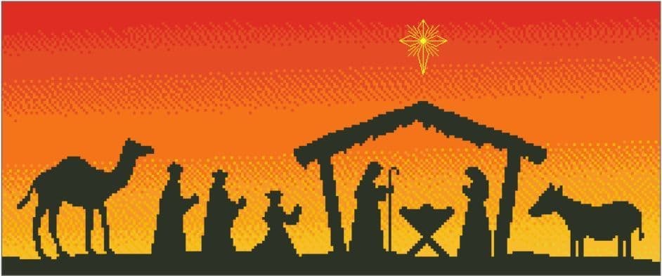 Nativity at Sunset