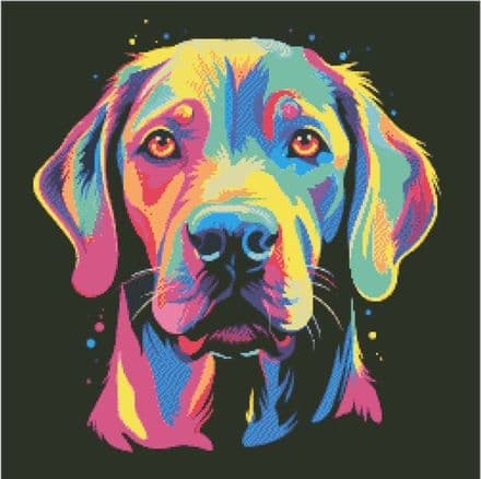 Neon Poster Labrador
