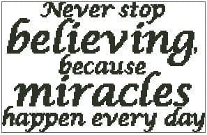 Never Stop Believing