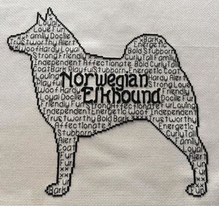 Norwegian Elkhound In Words