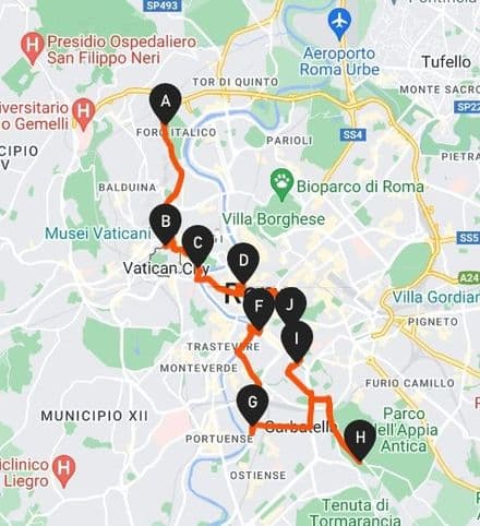 Rome Stitching Challenge - 20 miles