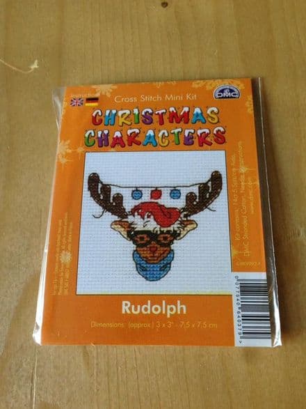Rudolph Christmas Character DMC Mini Kit