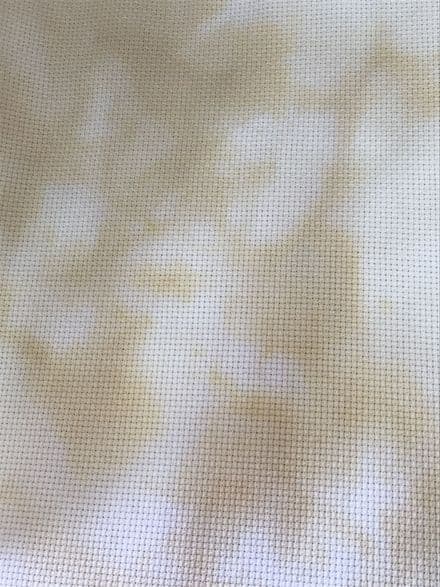 Rum & Raisin, 28ct linen, 18x27"