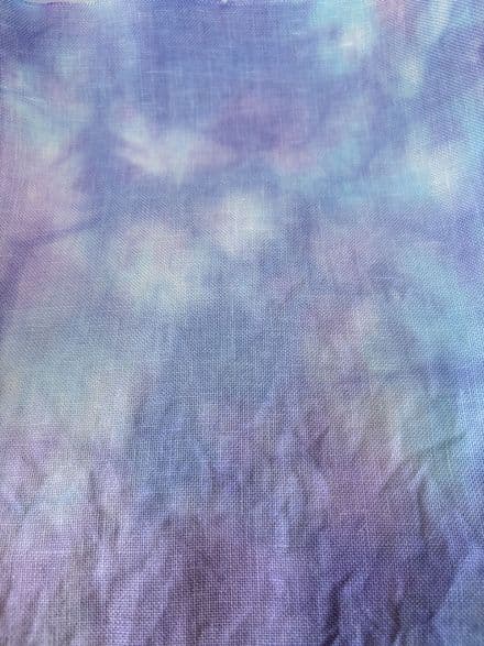 Sandy's Shout - July 2025 Limited Edition, 28ct linen, 13x18"