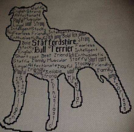 Staffordshire Bull Terrier In Words