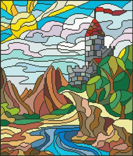 Stitchovia - Stained Glass scene