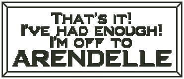 That's It! I'm Off to Arendelle