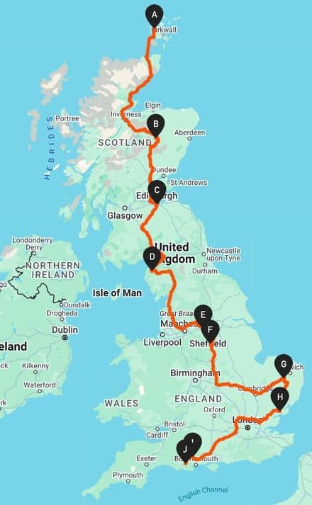 The Maturity Test Stitching Challenge - 1077 miles