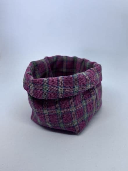 Thread Bin - Red Tartan