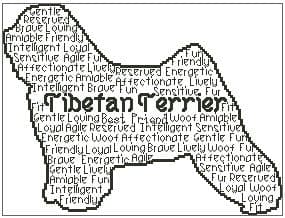 Tibetan Terrier In Words