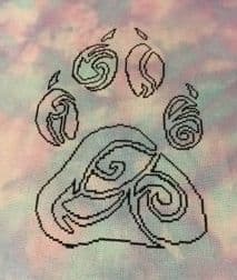 Tribal Paw Print