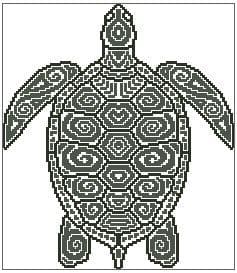 Tribal Turtle - Printed Chart