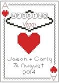 Vegas Playing Card Wedding Sampler