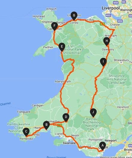 Welsh Castles Stitching Challenge - 476 miles