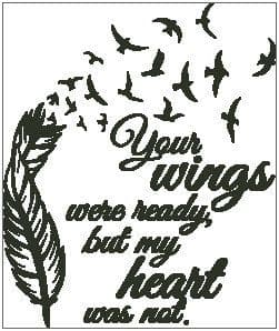 Your Wings Were Ready - Feather with Birds