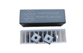 10 pces. 14.3 x 14.3 x 2.5mm CARBIDE REVERSIBLE TURN BLADES TIP KNIVES, 4 EDGES.