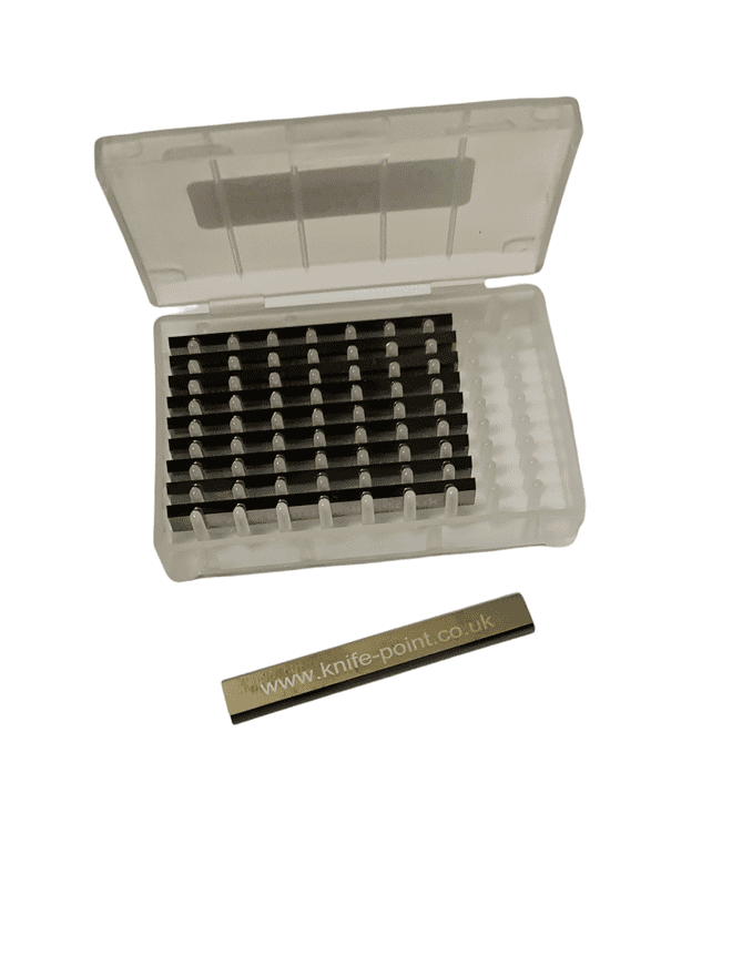 Harris 3675 compatible tungsten carbide scraper blades for the Harris Contractor scraper - 100 pces