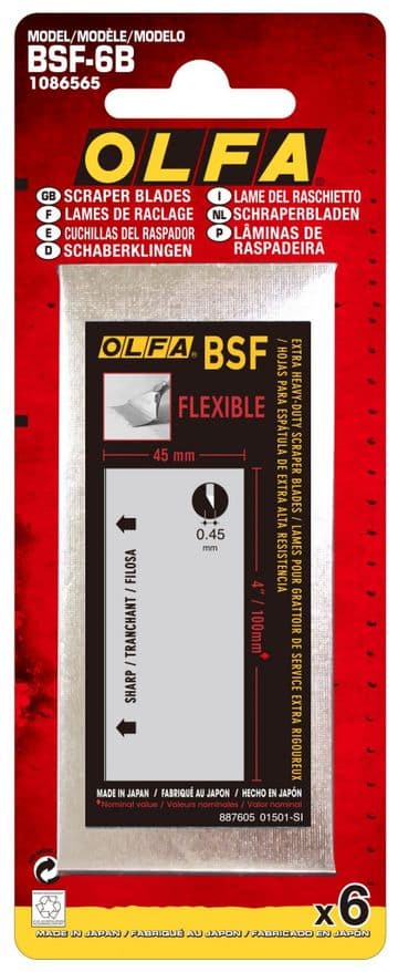 Olfa BSF-6B Flexible Scraper Blades