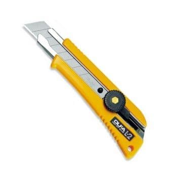 Olfa L-2, 18mm, non-slip, heavy duty snap off knife