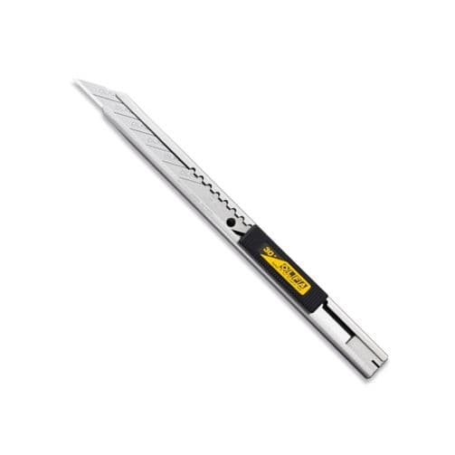 Olfa SAC-1, 9mm, stainless steel snap off knife with with 30º tip angle for graphic arts