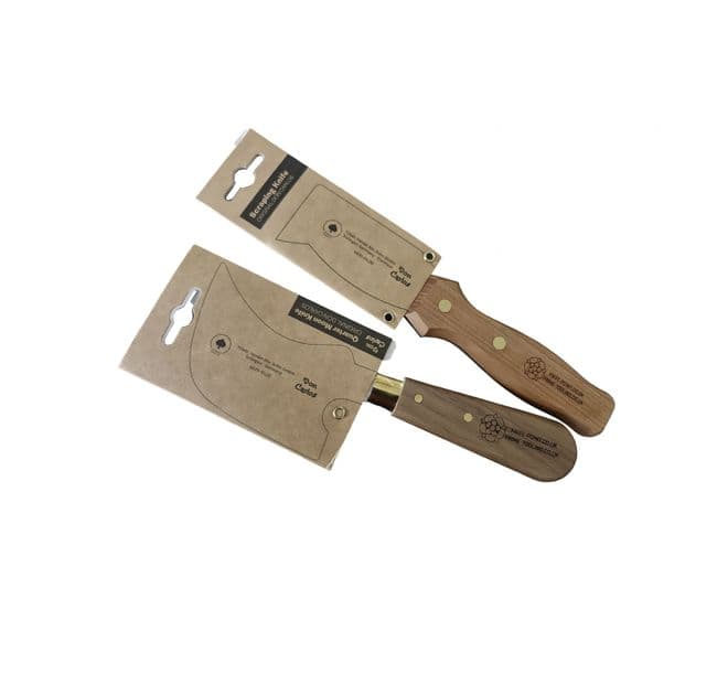 Original Don Carlos Quarter Moon knife 4529-10,00 and Don Carlos Scraper knife 4530-04,00. Made in G