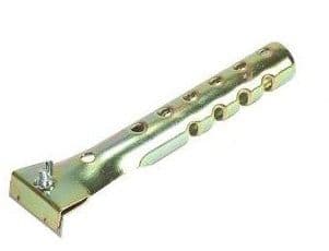 Paint scraper handle similar to Stanley type 0-28-640 and Linbide type LGPS50 fitted with reversible tungsten carbide blade