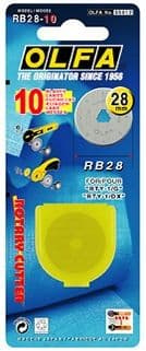 RB28 - pack of 10 pieces of original Olfa 28mm rotary blades
