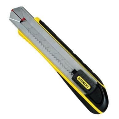 Stanley 0-10-486 Fat Max 25mm extra heavy duty snap off knife, with 4 x spare blades