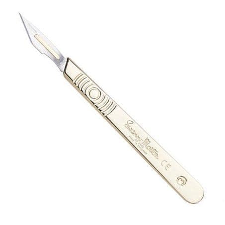 Swann Morton No.3 graduated handle, stainless steel