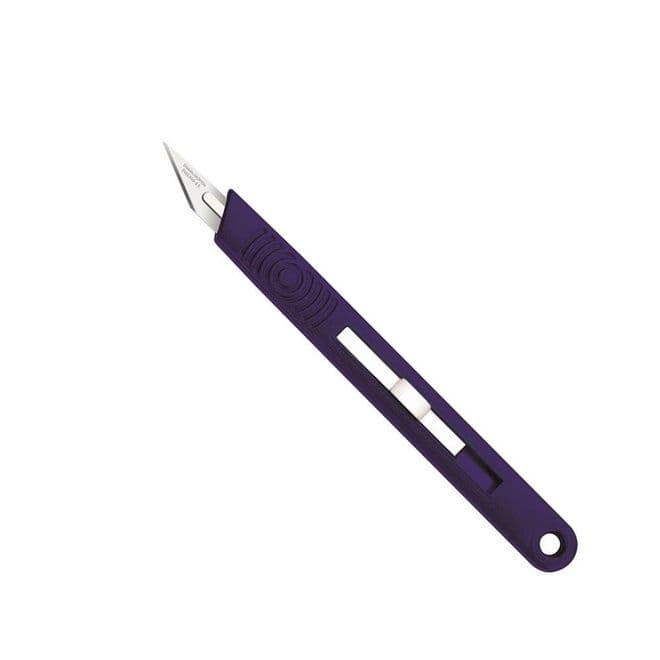 Swann Morton Retractaway Blue premium handle, sleeved