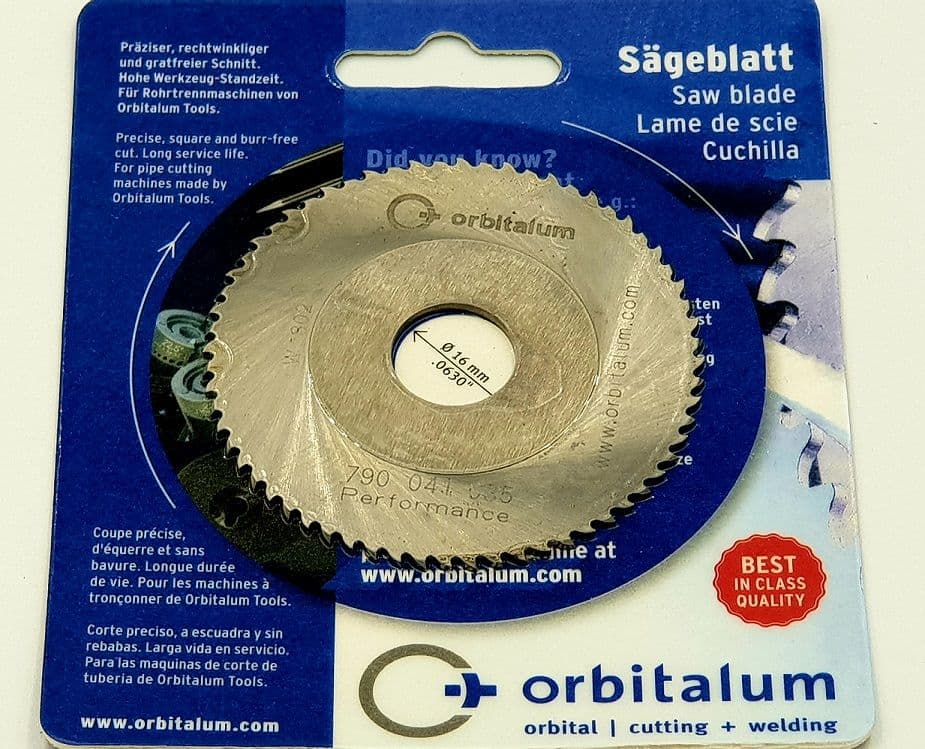 ORBITALUM GEORG FISCHER ORBITAL PIPE SAW BLADES