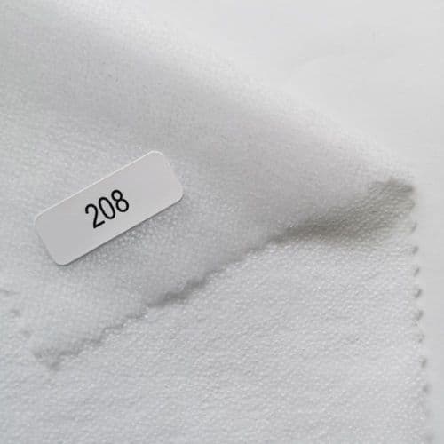 208w Ultrasoft light weight iron on interfacing, White