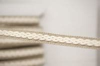 22mm braid - Stoney/Ecru