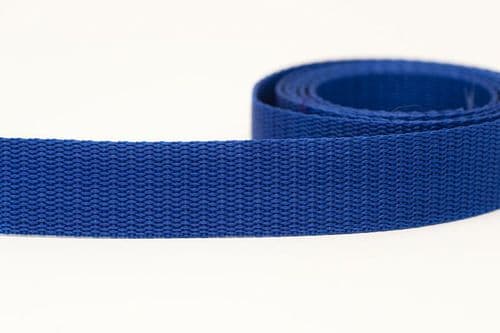 25mm poly proplyene webbing - royal