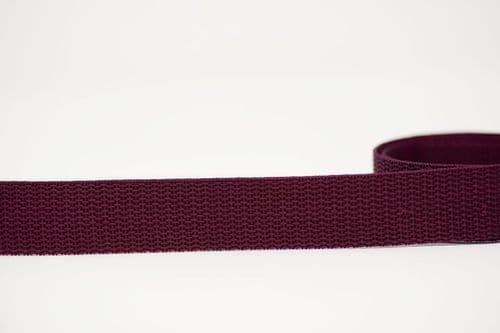 25mm poly proplyene webbing - wine