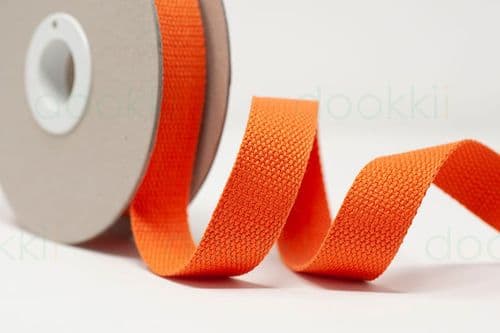 25mm webbing - Orange