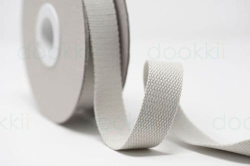 25mm webbing - Silver